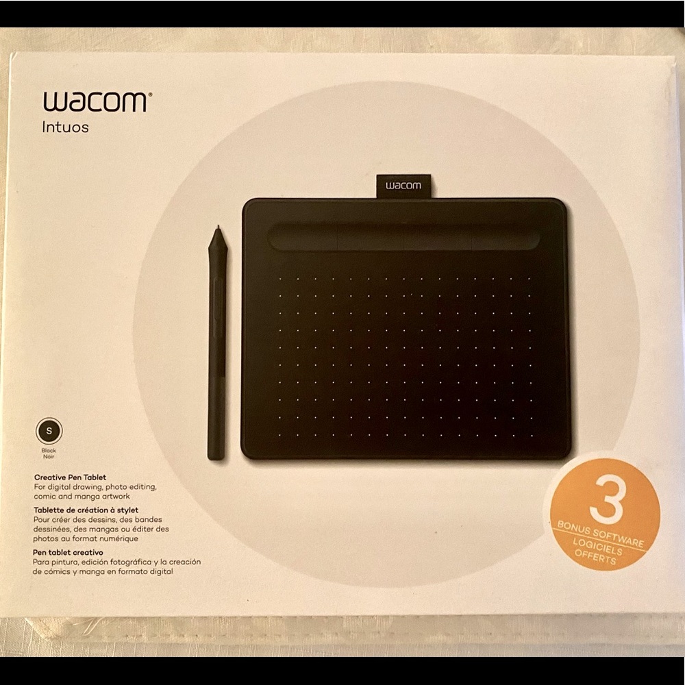 Wacom Intuos S Graphics Drawing Tablet with Stylus